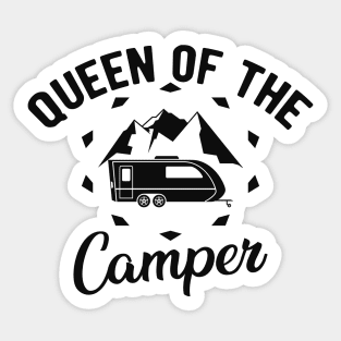 Camper - Queen of the camper Sticker